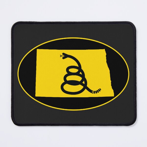 Item preview, NORTH DAKOTA - Freedom Is The Superpower - Modern Gadsden Snake Flag - Dont Tread On Me design designed and sold by pelagio.