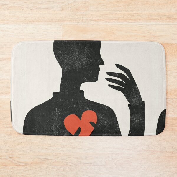Item preview, Minimalist Silhouettes with Heart at the Emotional Center designed and sold by Piotrek0001.
