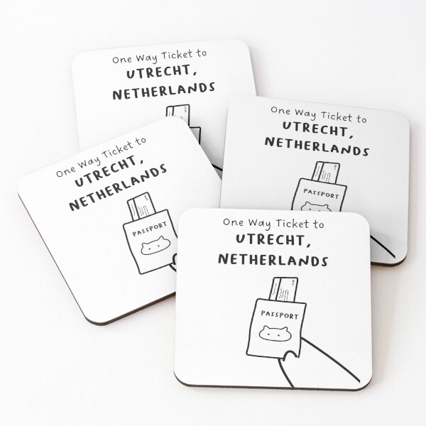 Item preview, "One Way Ticket to Utrecht, Netherlands" | Travel, Vacation designed and sold by RM-Journey.