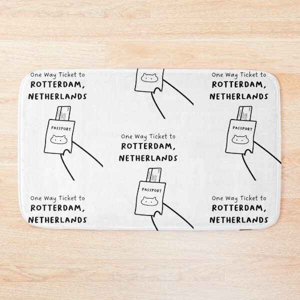 Item preview, "One Way Ticket to Rotterdam, Netherlands" | Travel, Vacation designed and sold by RM-Journey.