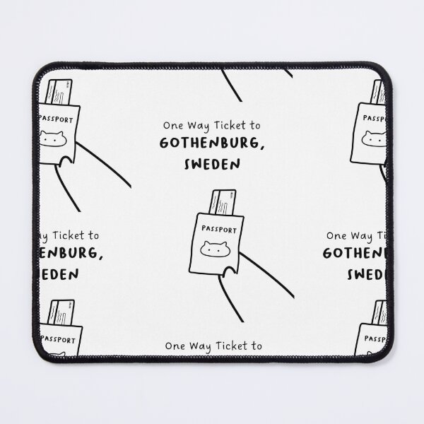Item preview, "One Way Ticket to Gothenburg, Sweden" | Travel, Vacation designed and sold by RM-Journey.