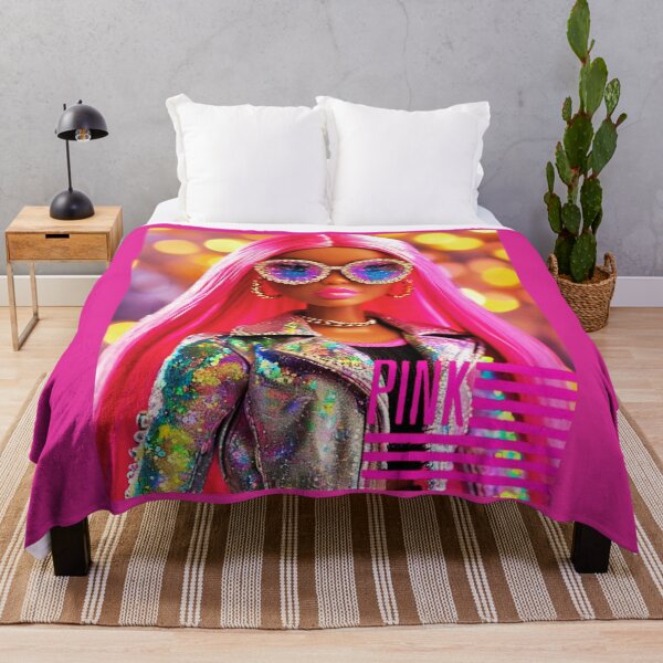 Item preview, Vibrant Pink Diva: Glam Fashion Doll Art Print designed and sold by MelissaMelovich.