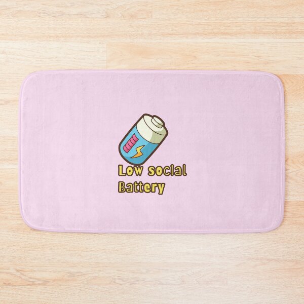 Item preview, Low social Battery  designed and sold by NurzZz73.
