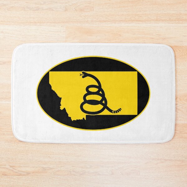 Item preview, MONTANA - Freedom Is The Superpower - Modern Gadsden Snake Flag - Dont Tread On Me design designed and sold by pelagio.
