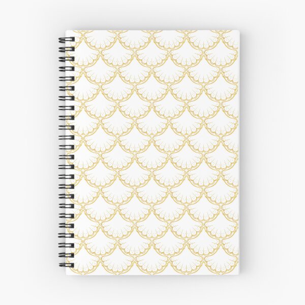 Item preview, Golden shell outlines designed and sold by coloryourwings.