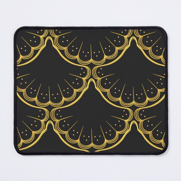 Item preview, Golden shell outlines designed and sold by coloryourwings.