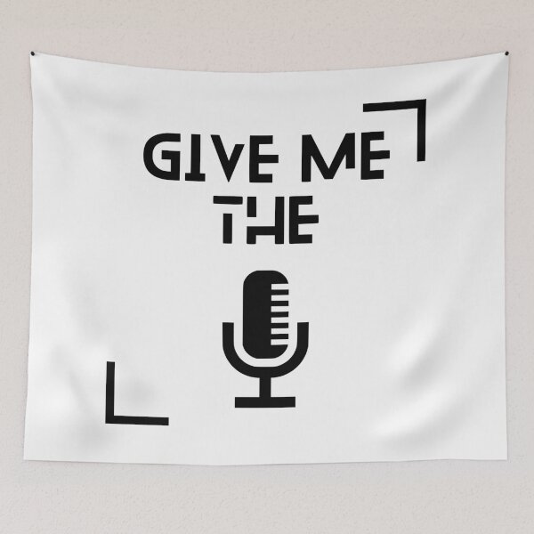 Item preview, Give me the mic designed and sold by lonelyflight.