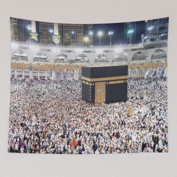 Item preview, people walking around Kaaba in Mecca Saudi Arabia designed and sold by skalihm.