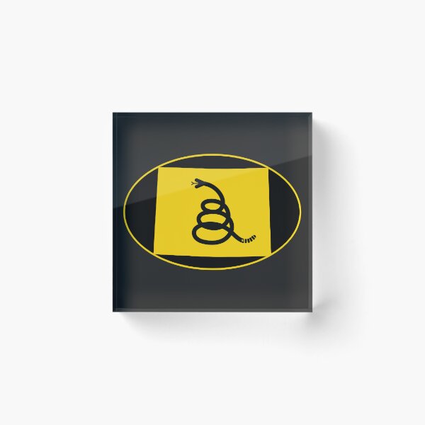 Item preview, WYOMING - Freedom Is The Superpower - Modern Gadsden Snake Flag - Dont Tread On Me design designed and sold by pelagio.