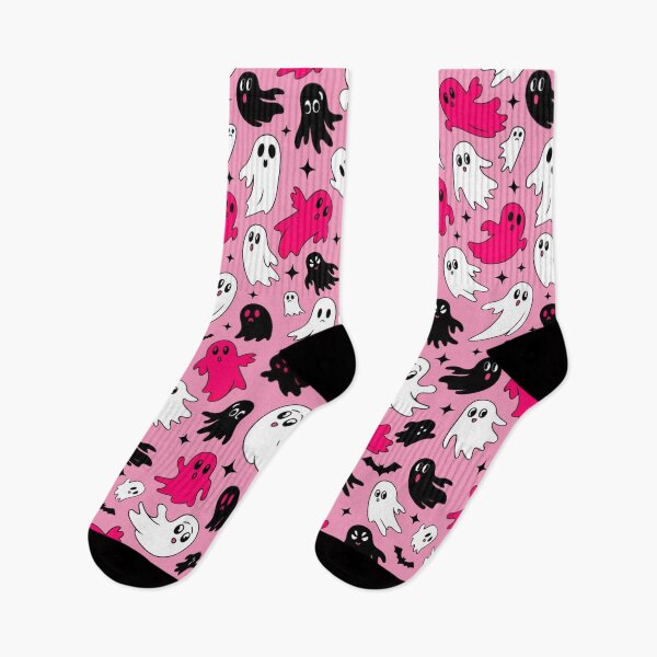 Item preview, Cute Pink Ghost Pattern designed and sold by Promoc.