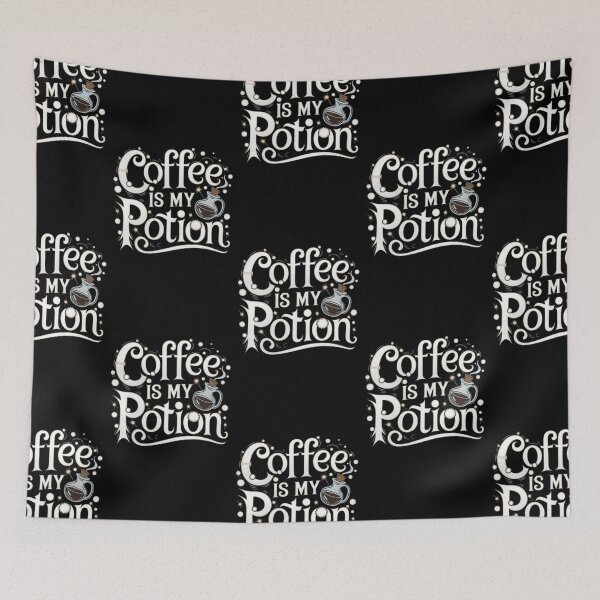 Item preview, Coffee is My Potion – Magical Coffee Lover Design designed and sold by GemBob Creations.