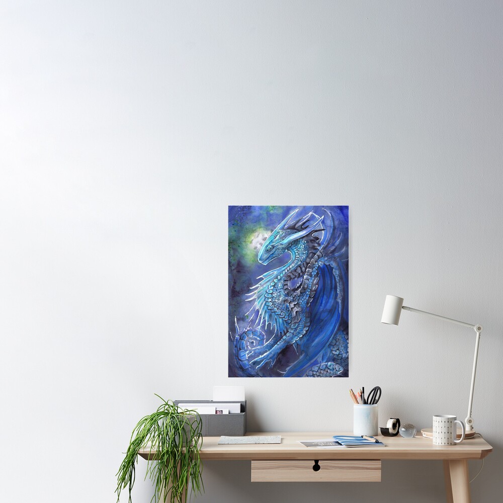 Blue Dragon Photographic Print for Sale by Dawn Paws