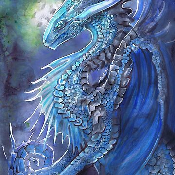 Blue Dragon Photographic Print for Sale by Dawn Paws