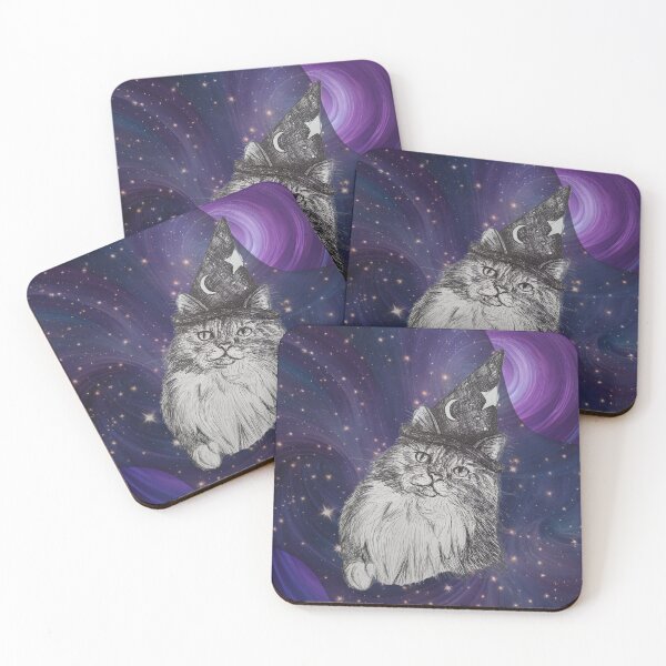 Item preview, Cat Merlin Wizard designed and sold by DaughertyDraws.