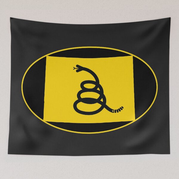 Item preview, COLORADO - Freedom Is The Superpower - Modern Gadsden Snake Flag - Dont Tread On Me design designed and sold by pelagio.