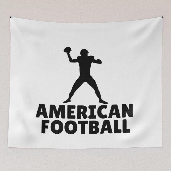 Item preview, AMERICAN FOOTBALL (3) - BLACK designed and sold by ArtsyCity.