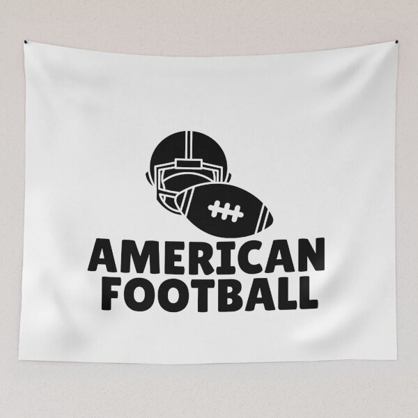 Item preview, AMERICAN FOOTBALL (4) - BLACK designed and sold by ArtsyCity.