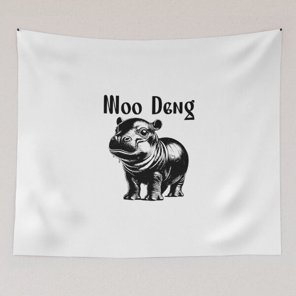 Artikelvorschau, Moo Deng entworfen und verkauft von Art Dila Studio.