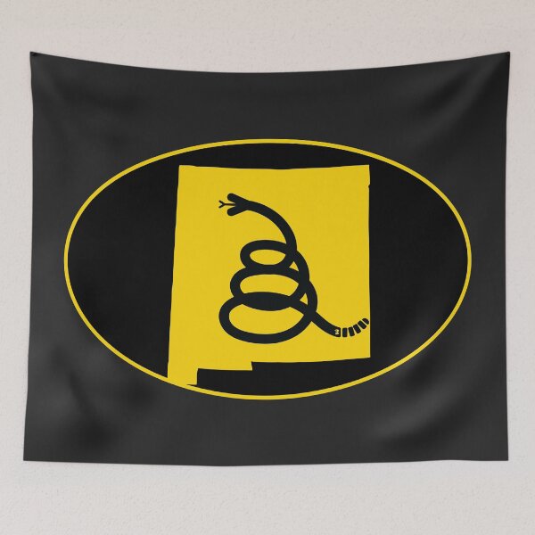 Item preview, NEW MEXICO - Freedom Is The Superpower - Modern Gadsden Snake Flag - Dont Tread On Me design designed and sold by pelagio.
