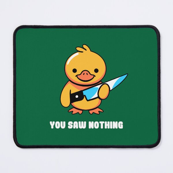 Item preview, You Saw Nothing - Duck Violence Green by Tobe Fonseca designed and sold by Tobe Fonseca®.