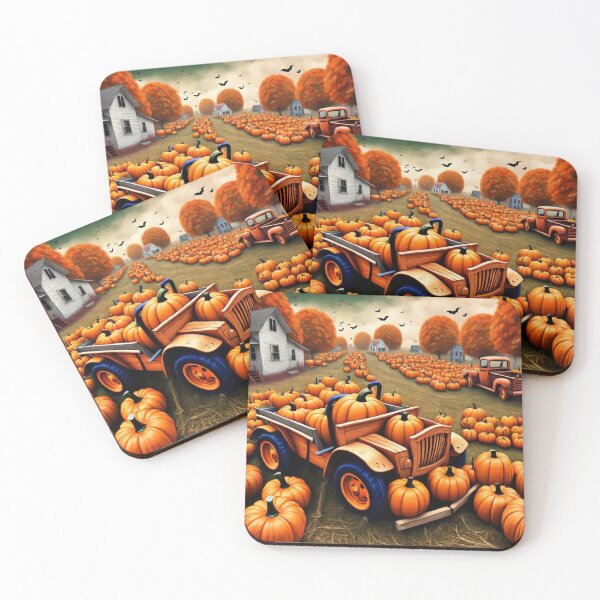 Item preview, SPOOKY SEASON PUMPKIN HAY RIDE IN THE COUNTRY designed and sold by Arts4U.