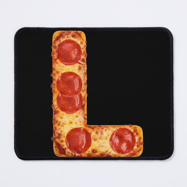 PIZZA LETTER L Mouse Pad