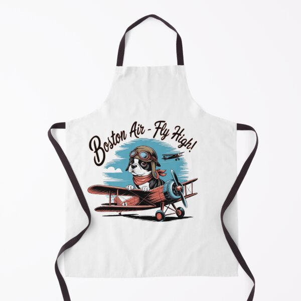 Item preview, Boston Terrier Pilot in Vintage Plane Cockpit designed and sold by Petpixy.