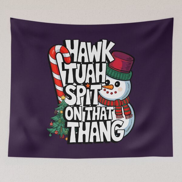 Item preview, Christmas Hawk Tuah Spit On That Thang Meme designed and sold by TheArtOfPat.