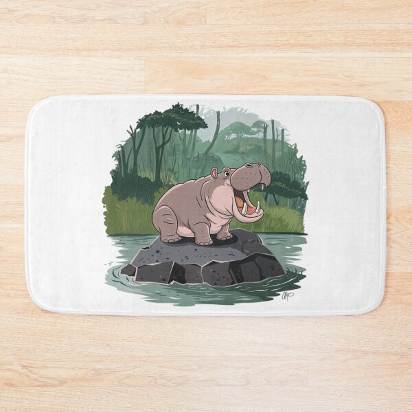 Item preview, Moo Deng with a Wide Open Mouth Showing Its Teeth designed and sold by savecloth.