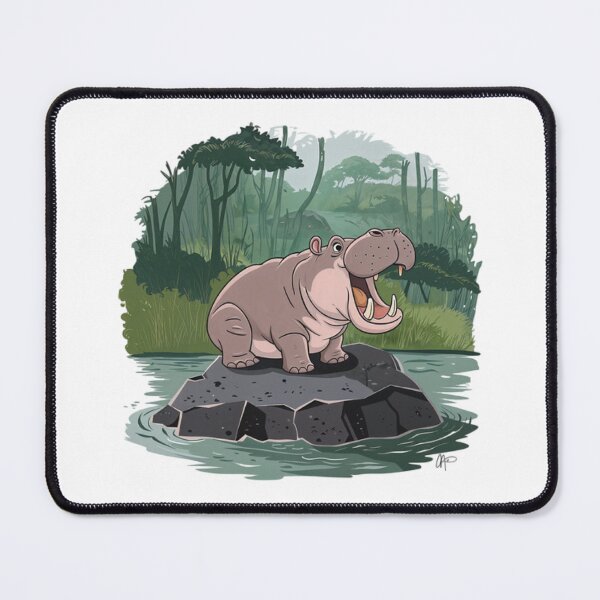Item preview, Moo Deng with a Wide Open Mouth Showing Its Teeth designed and sold by savecloth.