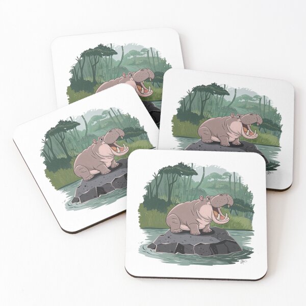 Item preview, Moo Deng with a Wide Open Mouth Showing Its Teeth designed and sold by savecloth.