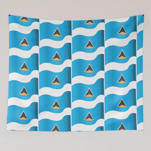 Item preview, Saint Luca Flag designed and sold by HarveyHandcraftsandDesigns.