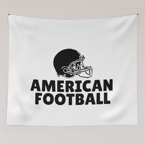 Item preview, AMERICAN FOOTBALL (5) - BLACK designed and sold by ArtsyCity.