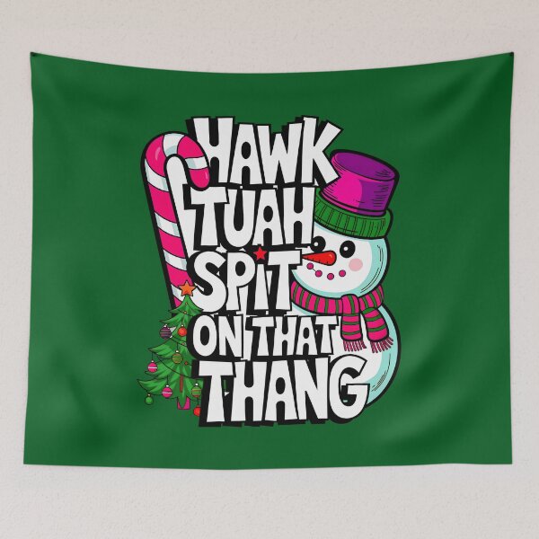 Item preview, Christmas Hawk Tuah Spit On That Thang Meme designed and sold by TheArtOfPat.