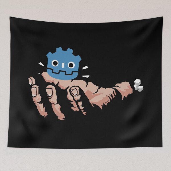 Item preview, Hand of the Godot-o-mancer! designed and sold by Benbam-Studio.