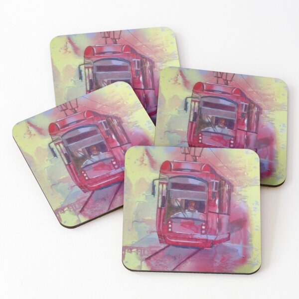Item preview, Red Tram designed and sold by Michał Ogiński.