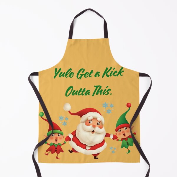 Item preview, Yule Get a Kick Outta This Funny Christmas Gifts designed and sold by LuckyBoyDoG.