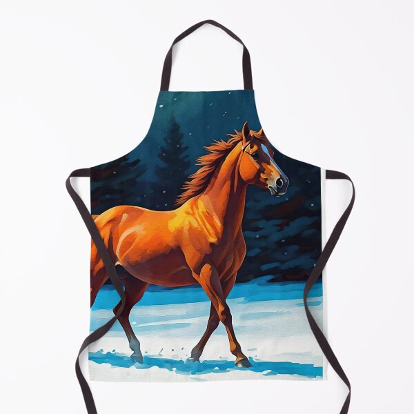 Item preview, Winter Red Horse designed and sold by Paw's Arts.