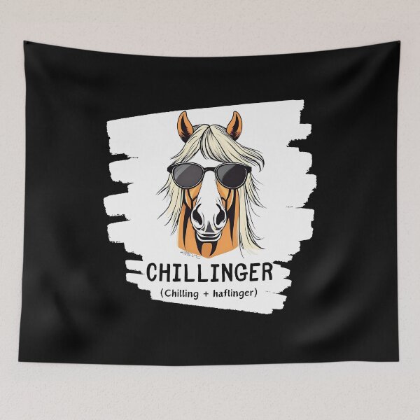 Item preview, Chillinger (Chilling + Haflinger) Horse Lovers Fun designed and sold by KASiDaShop.