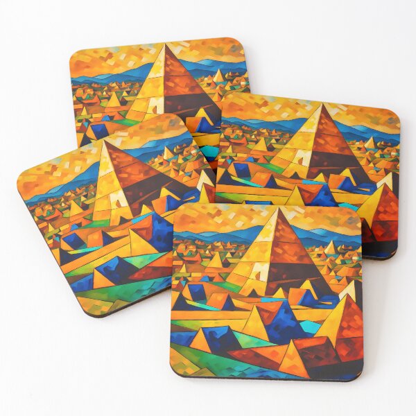 Item preview, pyramids in the abstract no.2 designed and sold by Gabi.Media.