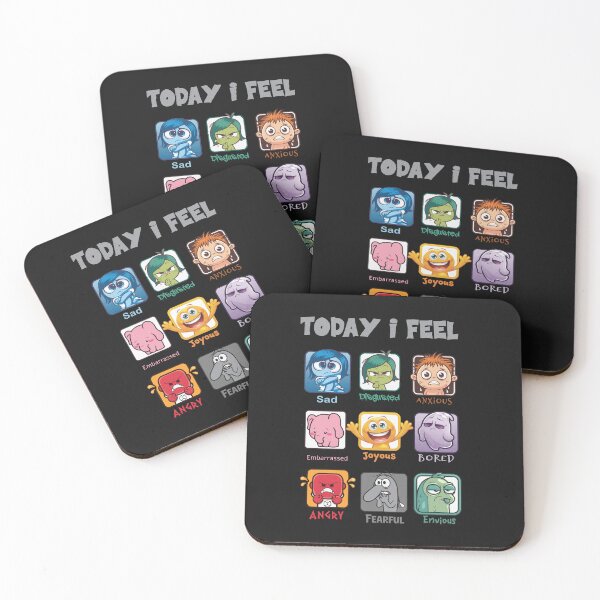 Item preview, Today I Feel – The Ultimate Cute Cartoon Emotion Chart designed and sold by RebeccaRe.