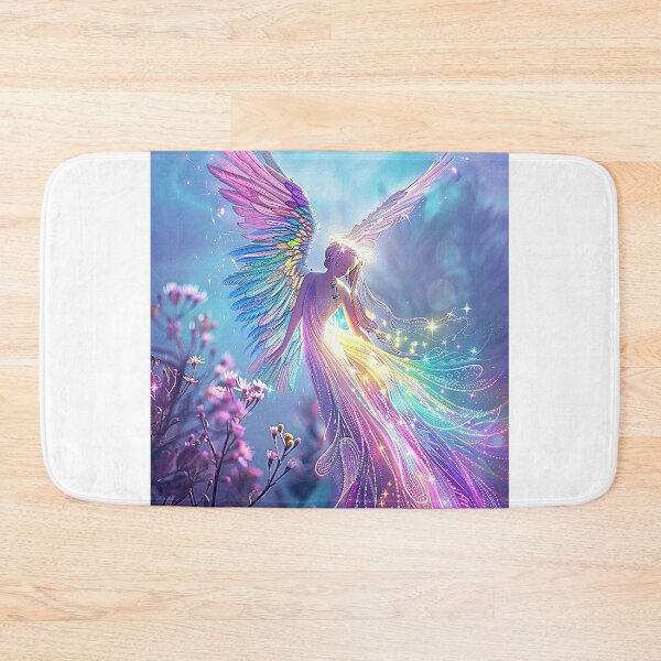 Item preview, Lavender Echinacea Angel designed and sold by Tees-and-Trends.