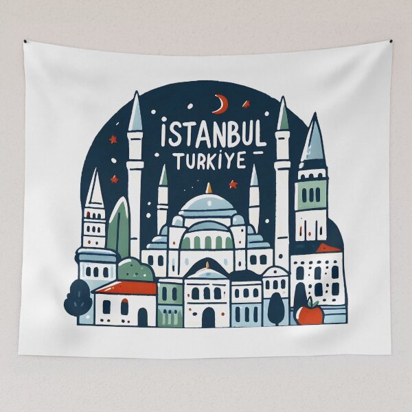 Item preview, Istanbul Turkey Turkiye designed and sold by WanderlustCoCo.