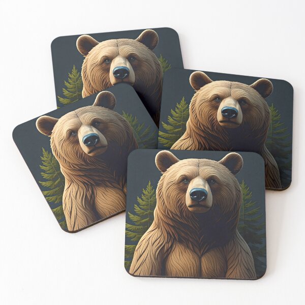 Item preview, Bear Of Wood designed and sold by Paw's Arts.