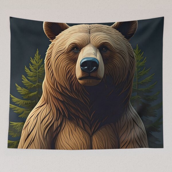 Item preview, Bear Of Wood designed and sold by Paw's Arts.