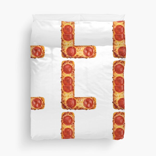 PIZZA LETTER L Duvet Cover