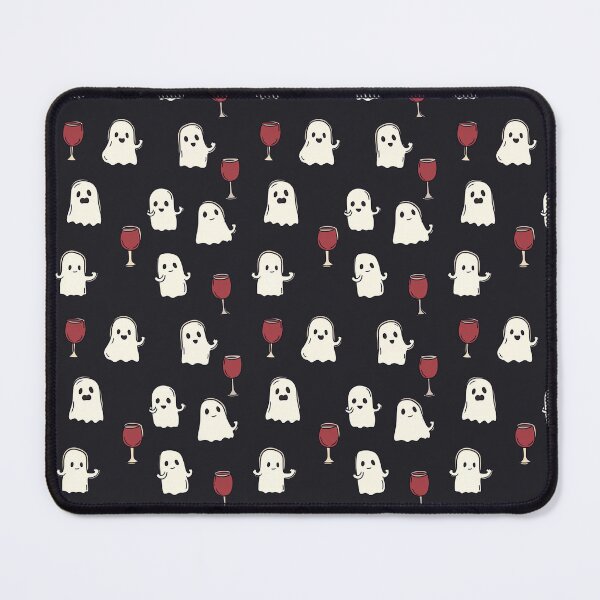 Item preview, Halloween Wine and Ghost designed and sold by ColorFlowArt.