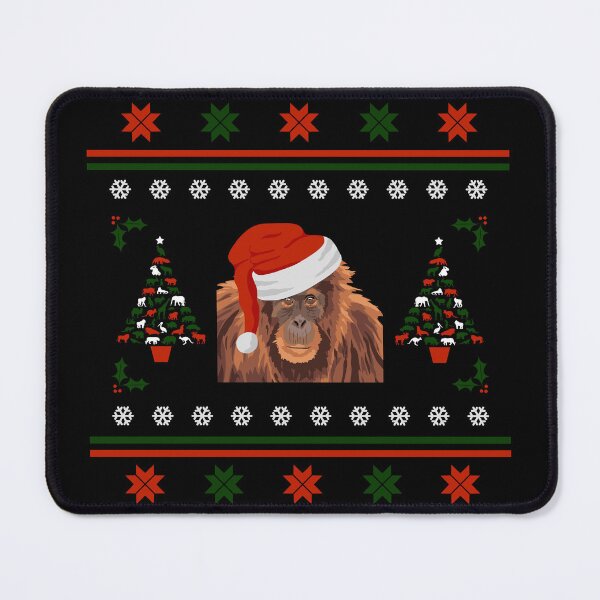 Item preview, Ugly Christmas Sweater - Orangutan designed and sold by GeoCreate.
