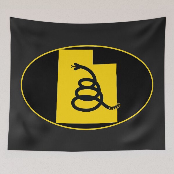 Item preview, UTAH - Freedom Is The Superpower - Modern Gadsden Snake Flag - Dont Tread On Me design designed and sold by pelagio.