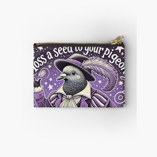 Item preview, Toss a Seed to Your Pigeon – Regal Pigeon in Renaissance Attire designed and sold by KukitoHandmade.